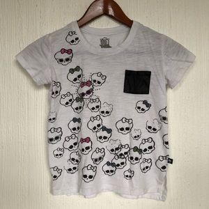Girls Monster High Skull T-Shirt